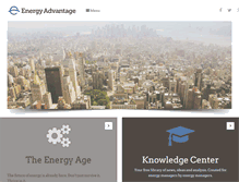 Tablet Screenshot of energyadvan.com